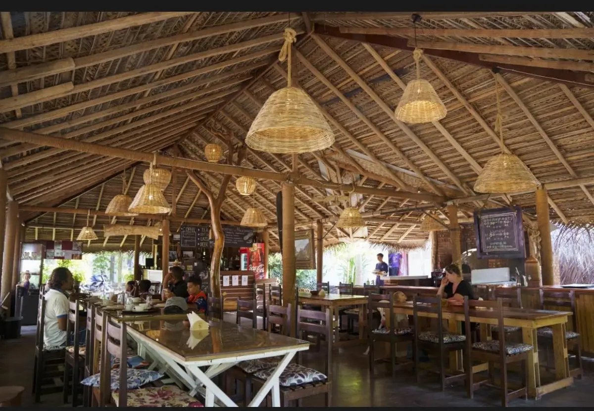 Valampuri Resort restaurant dining hall interior